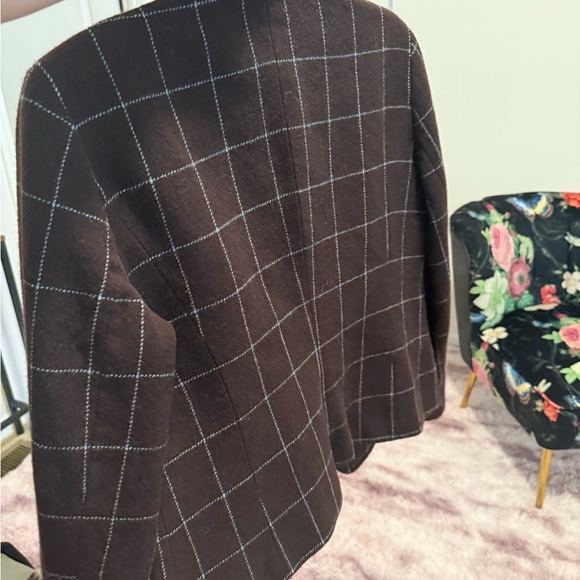 J. Crew Brown Checkered Women's Blazer - Picture 4 of 5
